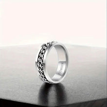 Load image into Gallery viewer, Men's 8mm Titanium Steel Ring