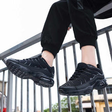 将图片加载到图库查看器,Mens Air Cushion Mesh Breathable Running Shoes Outdoor Sports Athletic Walking Workout Sneakers Fashion Sport Gym Jogging Tennis Fitness Sneaker