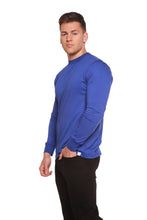 Load image into Gallery viewer, Custom Printed Men's Bamboo Viscose/Organic Cotton Long Sleeve T-Shirt