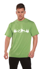 Load image into Gallery viewer, Men's Bamboo Viscose/Organic Cotton Short Sleeve T-Shirt with Print Mauna Kea