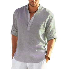 将图片加载到图库查看器,Men's Breathable Quick Dry Button Down Shirt T-Shirt Top