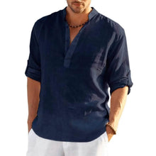 将图片加载到图库查看器,Men's Breathable Quick Dry Button Down Shirt T-Shirt Top