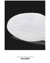 Load image into Gallery viewer, Mens Breathable White Trendy Sneakers Casual Design Light Walking Running Trainers Casual Breathable Mesh Men Running Shoes Walking Sneakers