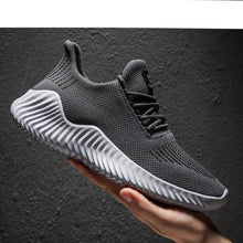 Load image into Gallery viewer, Mens Breathable White Trendy Sneakers Casual Design Light Walking Running Trainers Casual Breathable Mesh Men Running Shoes Walking Sneakers