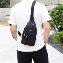将图片加载到图库查看器,Men's Canvas Chest Bag