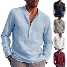 将图片加载到图库查看器,Men's Casual Button Down Shirts Long Sleeve Tops
