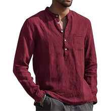 将图片加载到图库查看器,Men's Casual Button Down Shirts Long Sleeve Tops