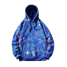 将图片加载到图库查看器,Mens Casual Hoodie Sweatshirt Vintage Yellow Painted Style Hip Hop Creativity Streetwear Men Hooded Sweatshirt Streetwear Loose Hoodies Letter Printing Hoody