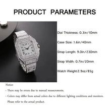Load image into Gallery viewer, Men's Fashion Elegant High-End Analog Zinc Alloy Watch with Rhinestones