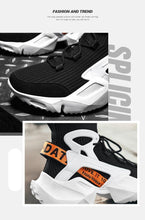 Load image into Gallery viewer, Mens High Top Fashion Socks Sneakers Men Trend Comfortable Casual Shoes Outdoor Non-slip Breathable Men's Height Increasing Casual Outdoor High Quality Mesh Walking Jogging Sneakers