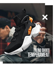 Load image into Gallery viewer, Mens High Top Fashion Socks Sneakers Men Trend Comfortable Casual Shoes Outdoor Non-slip Breathable Men's Height Increasing Casual Outdoor High Quality Mesh Walking Jogging Sneakers