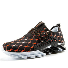 Load image into Gallery viewer, Mens Lightweight Breathable White Sneakers Casual Spring New Fashion Comfortable Walking Slip-On Sneakers Breathable Fashion Athletic Gym Casual Tennis Sneakers Modern Design Shoes