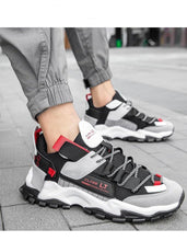 将图片加载到图库查看器,Mens Luxury Sneakers Casual Sports Trainer Race White Shoes Fashion Running Modern Sneakers Autumn Breathable Trendy Mens Walking Casual Sneakers