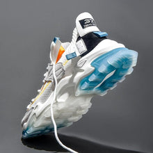 将图片加载到图库查看器,Mens Luxury Sneakers Casual Sports Trainer Race White Shoes Fashion Running Modern Sneakers Autumn Breathable Trendy Mens Walking Casual Sneakers