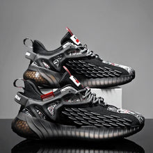 将图片加载到图库查看器,Mens Luxury Sneakers Casual Sports Trainer Race White Shoes Fashion Running Modern Sneakers Autumn Breathable Trendy Mens Walking Casual Sneakers