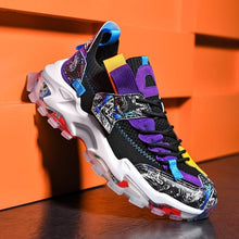 将图片加载到图库查看器,Mens Luxury Sneakers Casual Sports Trainer Race White Shoes Fashion Running Modern Sneakers Autumn Breathable Trendy Mens Walking Casual Sneakers