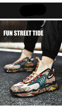 将图片加载到图库查看器,Mens Luxury Sneakers Casual Sports Trainer Race White Shoes Fashion Running Modern Sneakers Autumn Breathable Trendy Mens Walking Casual Sneakers