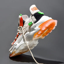 将图片加载到图库查看器,Mens Luxury Sneakers Casual Sports Trainer Race White Shoes Fashion Running Modern Sneakers Autumn Breathable Trendy Mens Walking Casual Sneakers