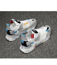 将图片加载到图库查看器,Mens Luxury Sneakers Casual Sports Trainer Race White Shoes Fashion Running Modern Sneakers Autumn Breathable Trendy Mens Walking Casual Sneakers