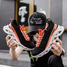 Load image into Gallery viewer, Mens Modern Sneakers Autumn Breathable Black Trendy Sneakers Men Walking Casual Light Sports Men's Running Sneakers Non Slip Athletic Tennis Sneakers