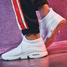 Load image into Gallery viewer, Mens Red Sneakers Flats Sport Footwear Couple Sneakers New Fashion Lovers Casual Lightweight Jogging Breathable Tennis Sport Shoes For Workout OutdoorWalking