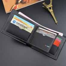 Load image into Gallery viewer, Men's RFID Genuine Leather Slim Trifold Wallet