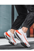 将图片加载到图库查看器,Mens Running Sneakers Luxury Mens Casual Shoes Trainer Race Off White Shoes Slip on Walking Casual Breathable Air Cushion Fashion Lightweight Sneakers