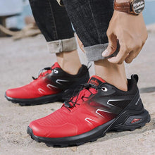 将图片加载到图库查看器,Mens Soft Breathable Outdoor Jogging Hiking Shoes Mountain Waterproof Running Shoes Sneakers Trail Running Non-Slip Hiking Breathable Walking Footwear Athletic Sneaker