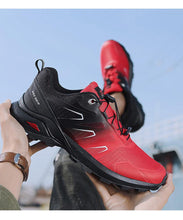 将图片加载到图库查看器,Mens Soft Breathable Outdoor Jogging Hiking Shoes Mountain Waterproof Running Shoes Sneakers Trail Running Non-Slip Hiking Breathable Walking Footwear Athletic Sneaker