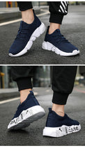 将图片加载到图库查看器,Mens Sport Sneakers Casual Fashion New Light Breathable Red Mesh High Quality Comfortable Running Shoes Men Casual Breathable Walking Sport Athletic Sneakers Gym Tennis Slip On Lightweight Mens Sneakers