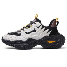 将图片加载到图库查看器,Mens Strong Casual Fashion Chunky Sneakers Height Increasing Spring Thick Sole Footwear Fashion High Quality Sneakers Slip on Walking Shoes High Top Casual Shoes For Men