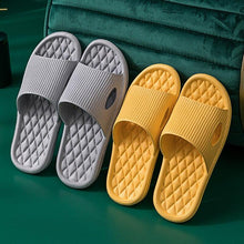 Load image into Gallery viewer, Mens Summer Slippers Shoes Bathroom Anti-slip Casual Beach Sandals Soft Sole Slide Flip Flops Soft Lightweight Flip-Flops Thicken Cushioned Slippers Shower Bathroom Shoes Beach Pool Flip Flop Slippers