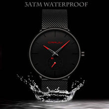 Load image into Gallery viewer, Men's Ultra-Thin Minimalist Waterproof Fashion Wrist Watch