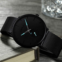 Load image into Gallery viewer, Men's Ultra-Thin Minimalist Waterproof Fashion Wrist Watch
