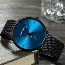 Load image into Gallery viewer, Men's Ultra-Thin Minimalist Waterproof Fashion Wrist Watch