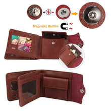 Load image into Gallery viewer, Men's Wallet PU Leather BiFold RFID Blocking Card Holder