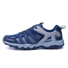 Load image into Gallery viewer, Mens Waterproof Hiking Shoes Mountain Boots Trainers Breathable Jogging Shoes Outdoor Waterproof Hiking Shoes Lightweight Leather Low-Top Walking Shoes For Outdoor