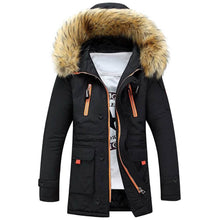 Load image into Gallery viewer, Men's Winter Hooded Down Coat Parkas