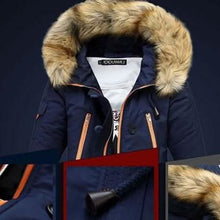 Load image into Gallery viewer, Men's Winter Hooded Down Coat Parkas