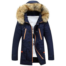 Load image into Gallery viewer, Men's Winter Hooded Down Coat Parkas