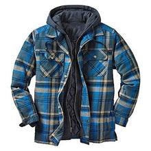Load image into Gallery viewer, Men's Winter Parka Jacket Cotton Hooded Shirt Jacket