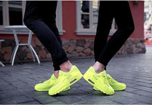 将图片加载到图库查看器,Mens Womens Luxury Sneakers Mesh Sports Casual Shoes Solid Lace-Up Outdoor Sports Sneakers Lace Up Unisex Walk Men's Air Athletic Running Shoes Fashion Sport Sneakers