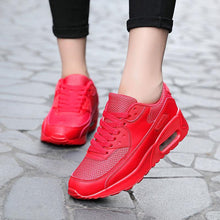 将图片加载到图库查看器,Mens Womens Luxury Sneakers Mesh Sports Casual Shoes Solid Lace-Up Outdoor Sports Sneakers Lace Up Unisex Walk Men's Air Athletic Running Shoes Fashion Sport Sneakers