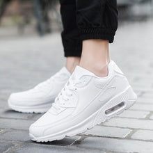 将图片加载到图库查看器,Mens Womens Luxury Sneakers Mesh Sports Casual Shoes Solid Lace-Up Outdoor Sports Sneakers Lace Up Unisex Walk Men's Air Athletic Running Shoes Fashion Sport Sneakers