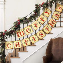 将图片加载到图库查看器,Merry Christmas Banner Home Decor