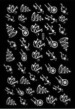 Load image into Gallery viewer, Merry Christmas Nail Art Decals Decoration Self Adhesive Nail Art Stickers Manicure Design White Snow Sticker for Nail Design Xmas Gift Nails Snowflake Nail Art Stickers Decals Christmas Nail 3D Self Adhesive Nail Stickers for Acrylic Nails Snowflake