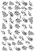 Load image into Gallery viewer, Merry Christmas Nail Art Decals Decoration Self Adhesive Nail Art Stickers Manicure Design White Snow Sticker for Nail Design Xmas Gift Nails Snowflake Nail Art Stickers Decals Christmas Nail 3D Self Adhesive Nail Stickers for Acrylic Nails Snowflake