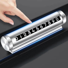 将图片加载到图库查看器,Metal Car Temporary Parking Card Universal Rotate Phone Number Plate Aluminum Stickers Park Stop in Car-styling Car Temporary Parking Card Metal Car Temporary Parking Card Universal Rotate Phone Number Plate Aluminum Stickers Auto Accessories