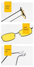 Load image into Gallery viewer, Metal Frame New Square Shape Sunglasses For Women & Men New Decent & Elegant Lens Mirror New Popular Shades For Ladies Sun Glasses