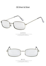 Load image into Gallery viewer, Metal Frame New Square Shape Sunglasses For Women & Men New Decent & Elegant Lens Mirror New Popular Shades For Ladies Sun Glasses